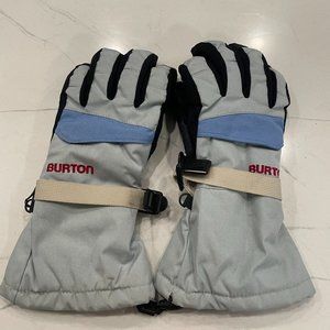 Burton snow gloves sizeM in baby blue